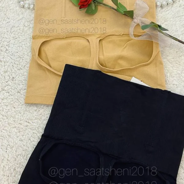 گن ساعت شنی 36 شورت لیفت باسن گن دار زنانه جمعکننده شکم با فنر تقویتشده